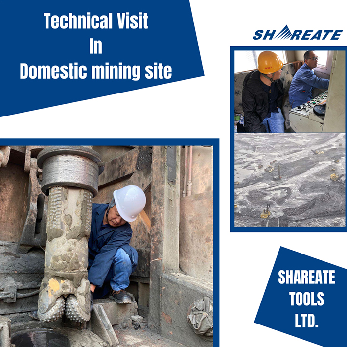 shareate service for customers of tricone bit in mines.